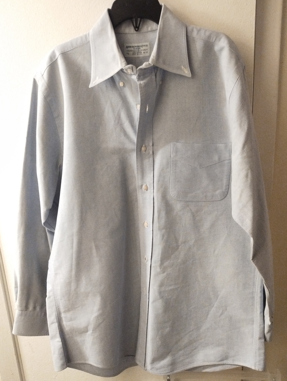 Abercrombie & Fitch Shirt Men's Blue Long Sleeve Button‎ Down NWOT